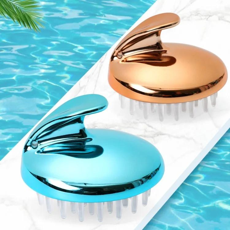 

1PCS Silicone Shampoo Brush Scalp Relaxing Massage Shampoo Foam Rich Care Scalp Grooming Hair Massager Hair Comb Home hairbrush