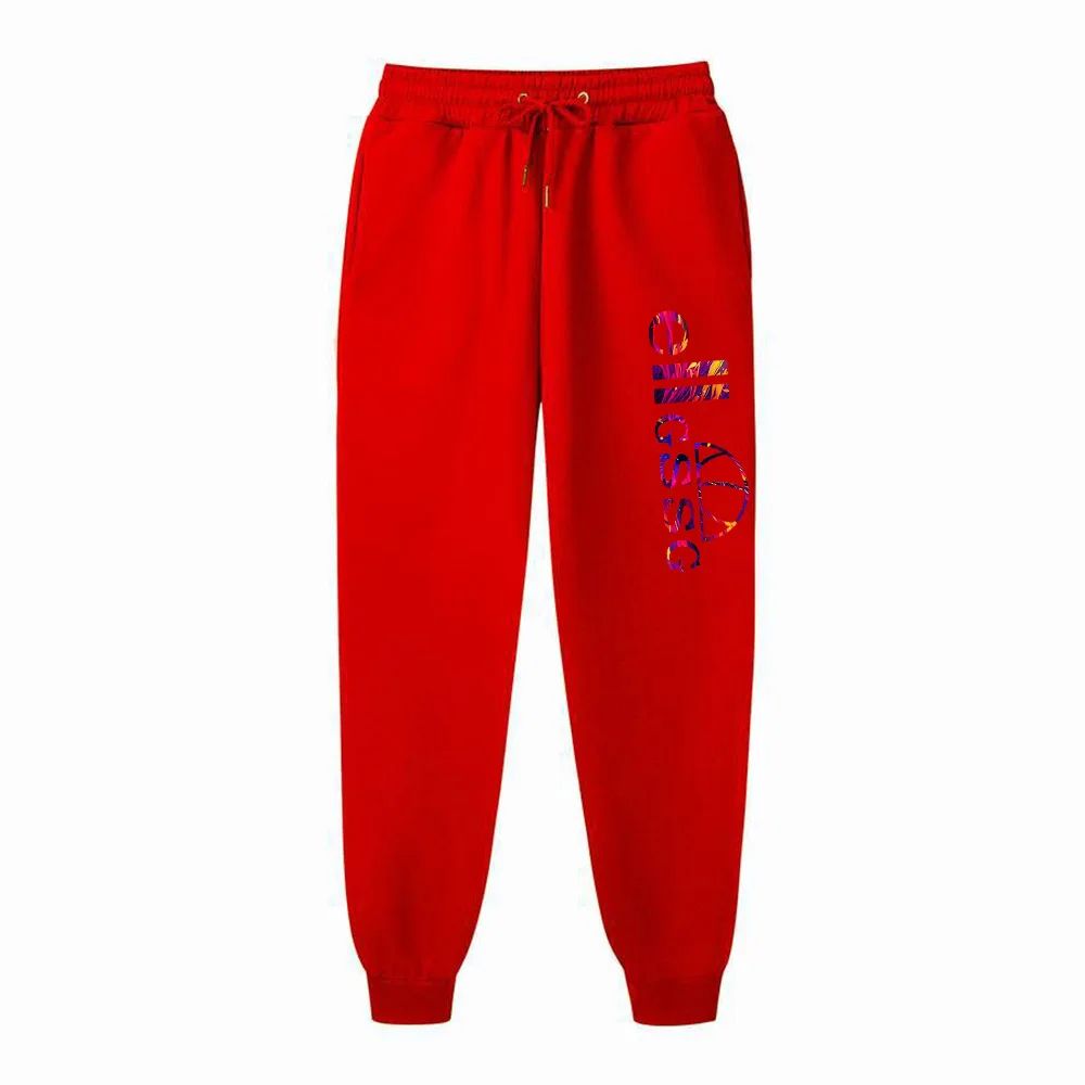 

Summer brand letters printed drawstring mens and womens running sweatpants mens jogging fitness sweatpants have two side pockets
