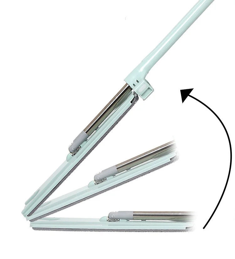 Плоская швабра с ручкой из нержавеющей стали для мытья дома и офиса|Швабры| |