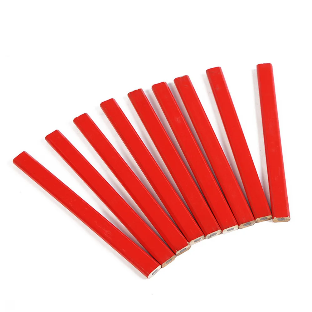 

12/24pcs Carpenters Pencil Black Lead Wood Working Construction Marking Tool Oval Octagonal Pencils DIY Tool