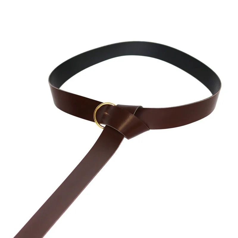 Medieval Renaissance Waist Ring Belt Costume Accessory Parts For Adult Men Viking Knight Pirate Cosplay Larp Leather Loop Buckle |