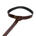 Средневековый Ренессанс поясное кольцо ремень костюм аксессуары части для взрослых мужчин викингов рыцарь пират косплей Ларп кожаный петля пряжка