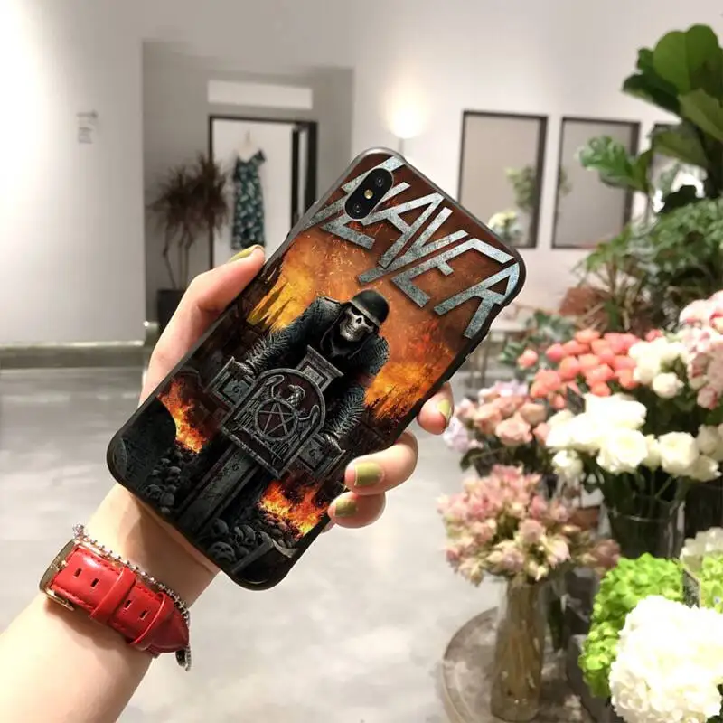 penghuwan slayerthrash heavy metal band phone case for iphone 11 pro xs max 8 7 6 6s plus x 5s se 2020 xr case free global shipping