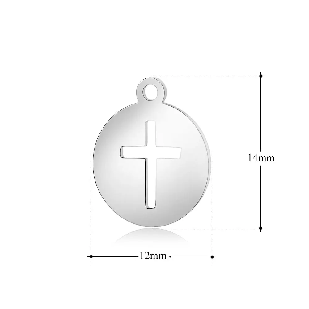 10 Pieces OM Yin Yang Yoga Hamsa Hand Charm - Wholesale - High-Quality Stainless Steel 316 DIY Charms for Jewelry Making image 4