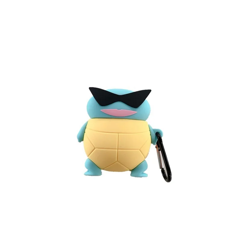 

Airpods Case Pokemon Cartoon Kawaii Jenny Turtle Silica gel Cover for Airpods Pro Case 2 Earphone Coque Case Airpods