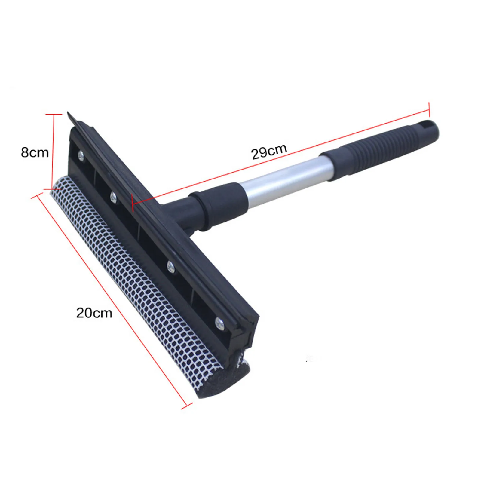 

Telescopic Rod Window Glass Cleaner Wiper Squeegee Sponge Wipe Washer Cleaning Brush Tools Window Wiper Squeegee Cleaning