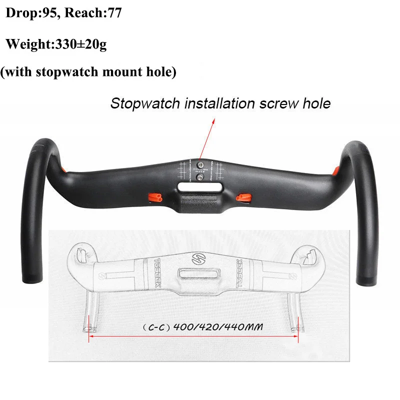TOSEEK 31 8 мм углеродная ручка для шоссейного велосипеда интегрированный руль