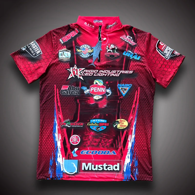 Мужская рубашка брендовая одежда для рыбалки с коротким рукавом защита от холода