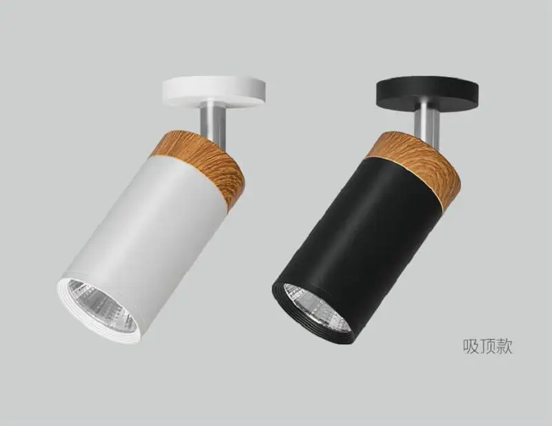 1 шт. 7 Вт 10 Светодиодный светильник-трек COB s рельсовый Точечный светильник