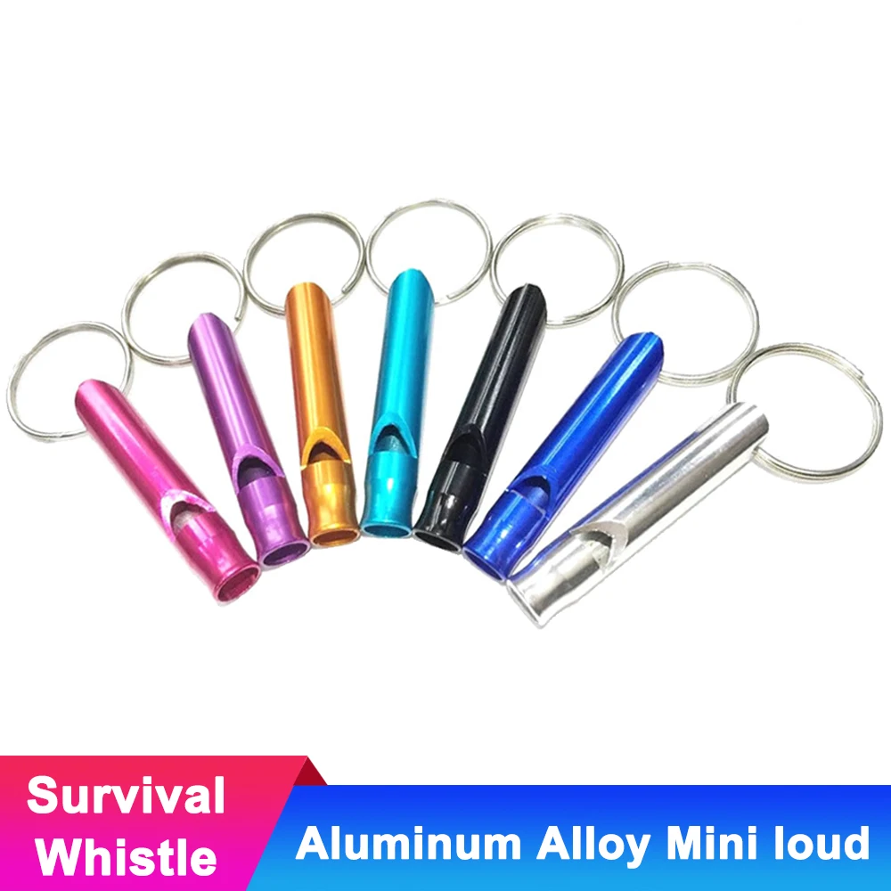 5 шт. алюминиевый сплав аварийный свисток для выживания болельщик спортивный