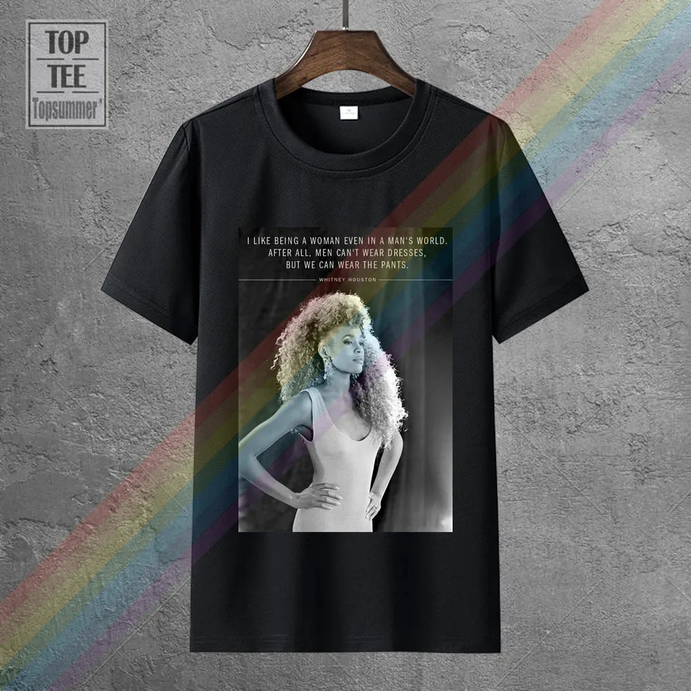 

T Shirt Maglia Meme Omaggio A Whitney Houston Citazione Quote Grande Voce 1