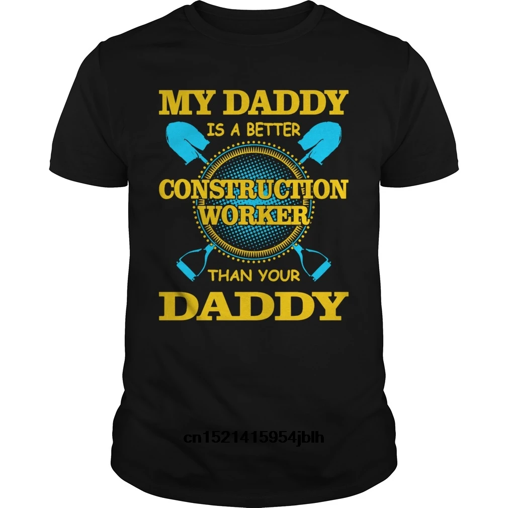 Футболка модная мужская футболка bioshick Noel My Daddy лучше строитель чем ваши