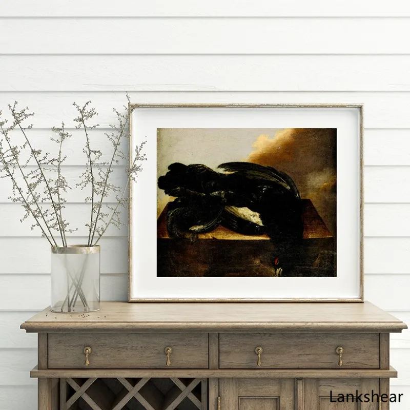 Винтажные картины Натюрморт Птицы Холст Плакаты и принты галерея ретро