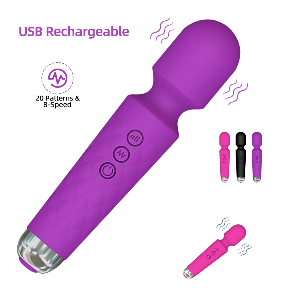 Мощный Женский USB-массажер взрослые секс-игрушки для женщин водонепроницаемый