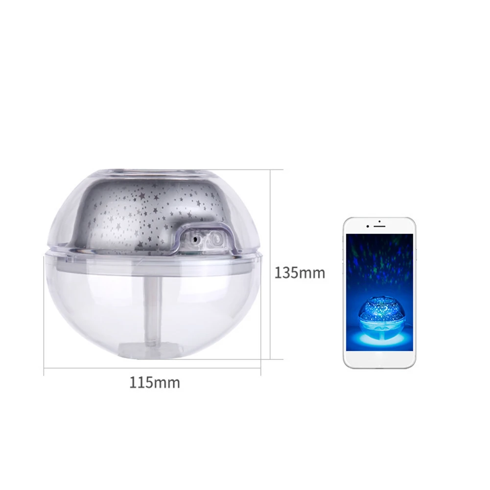 

Led Night Light Starry Sky Projection Crystal Humidifier For Home Festive Atmosphere Decoration Lamp With Humidifier