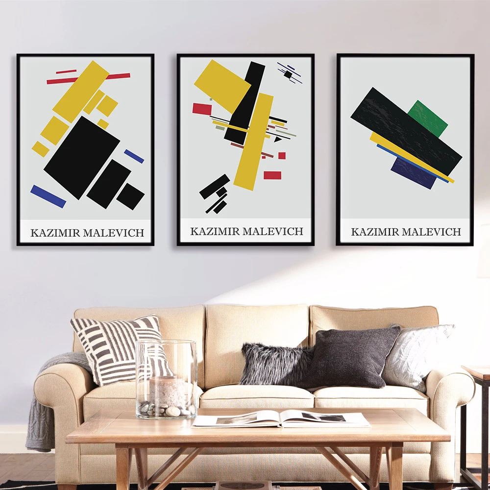 Женский принт тела минималистичный богемный постер Малевич феминистская