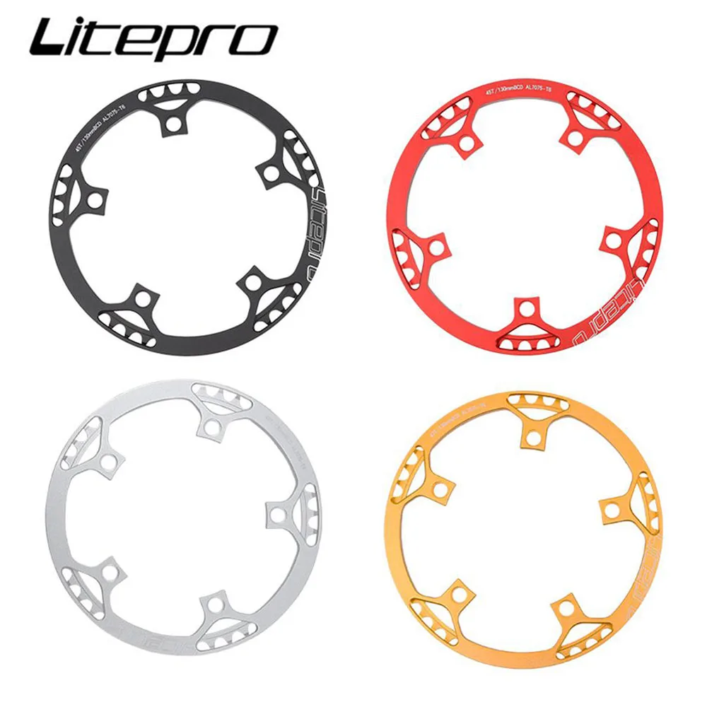 Велосипедная Звездочка Litepro сверхлегкая 130BCD 45T 47T 53T 56T 58T A7075 складная из сплава для