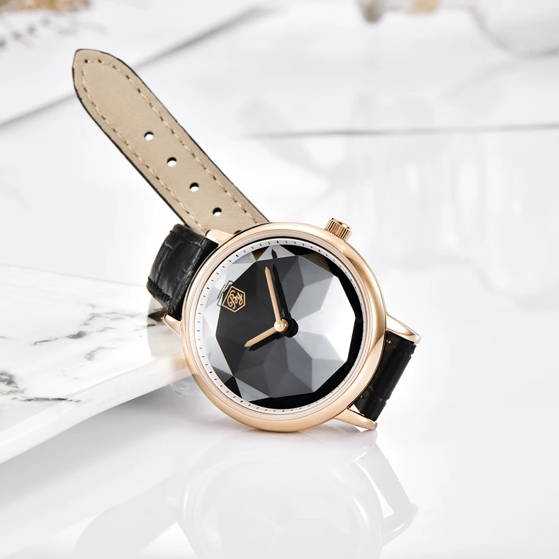 BENYAR женские наручные часы модные повседневные роскошные золотые кожаные