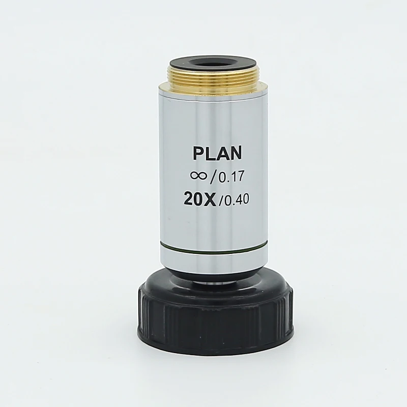 

1pc 20X 195 Metal Infinity Plan Achromatic Objective Lens Educational Olympus Biomicroscope Biological Microscope 20.2mm