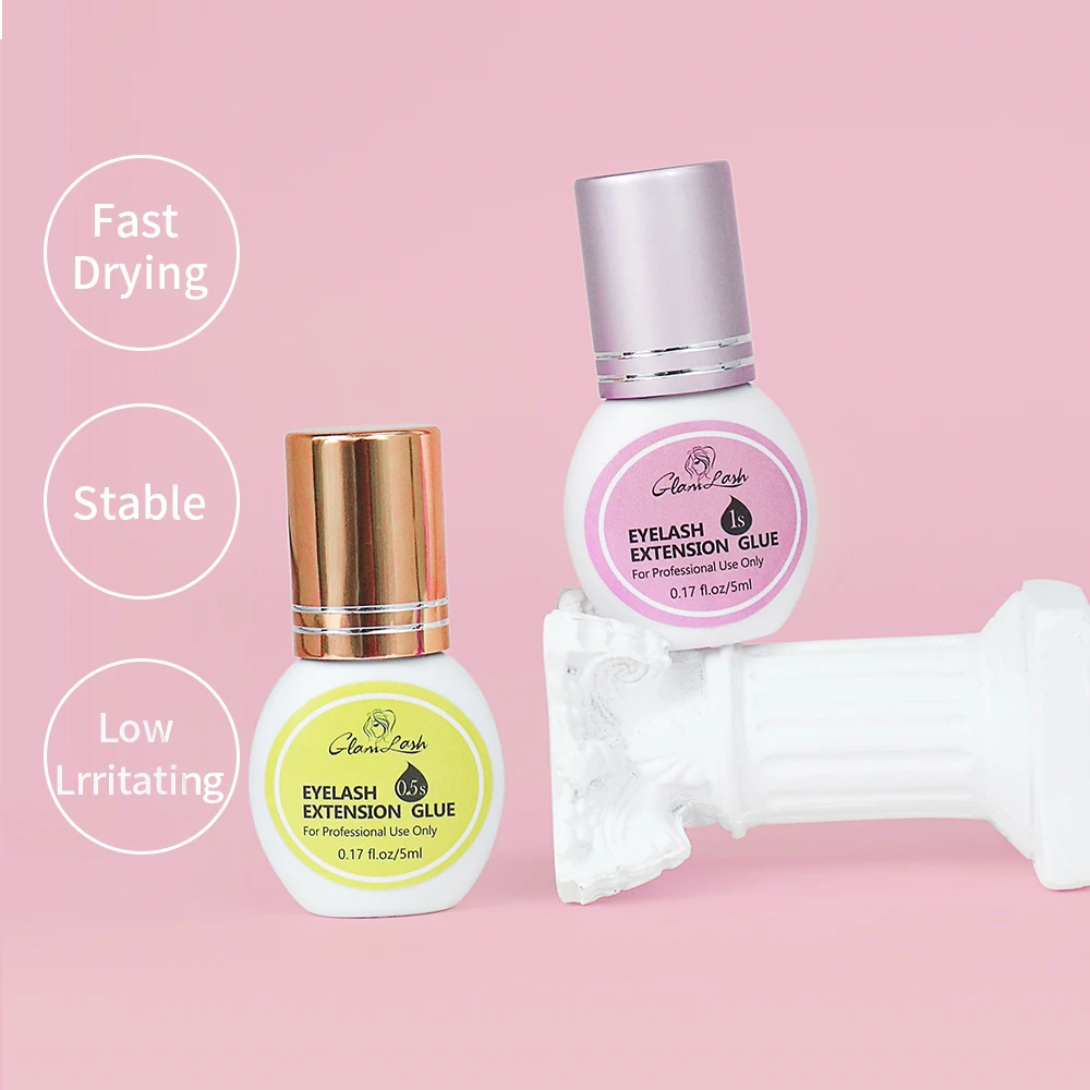 Клей GLAMLASH для наращивания ресниц Индивидуальные Накладные ресницы черный клей в