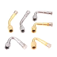 1pc 4590135 degree brass air tyre valve extension car truck bike motorcycle wheel tires parts