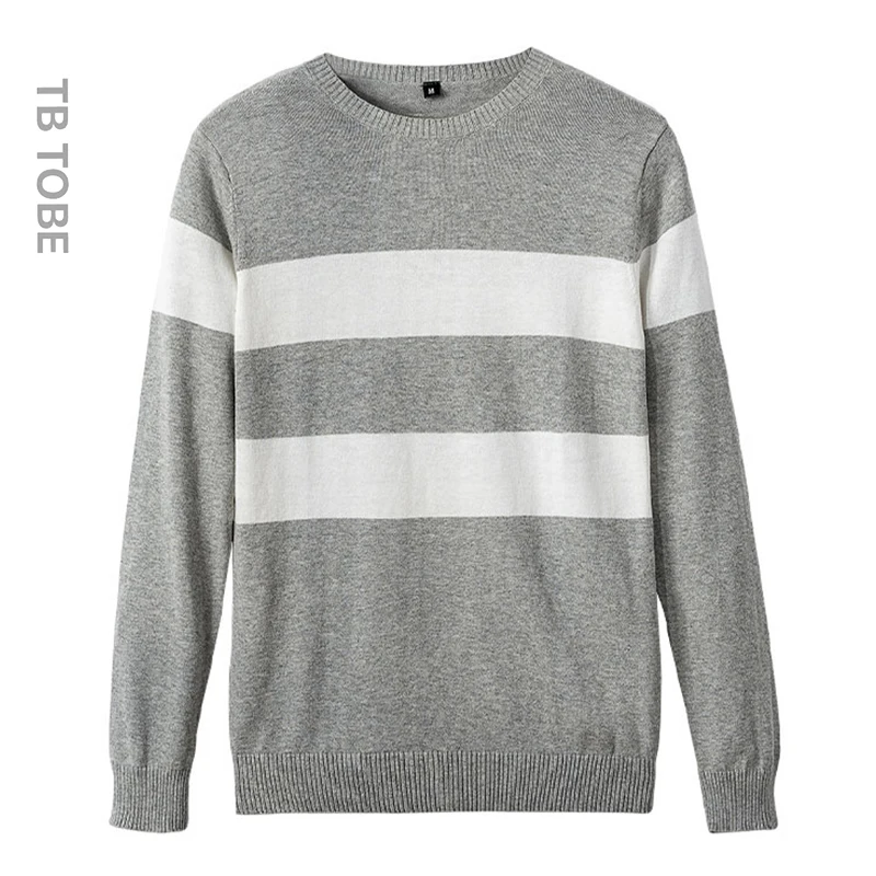

TB TOBE man's sweater hight quality pullover men knitte clothes classical European pattern cotton material men knitting clothin