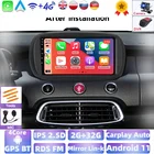Автомагнитола 2 Din, мультимедийный видеоплеер с поддержкой системы Android 11, GPS, для Fiat 500X 2014 - 2020