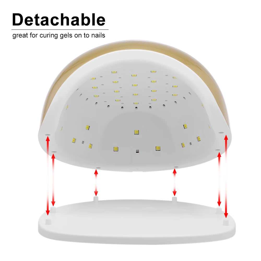 72 Вт УФ лампа Светодиодный для ногтей гель Сушилка и отверждения машина дизайна