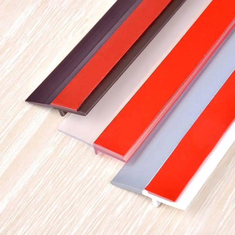 

Door Window Sealing Strip 1 Pcs Self Adhesive Seal Strip Silicone Bath Shower Screen Door Seal Gap Draught Dustproof Daily Tools