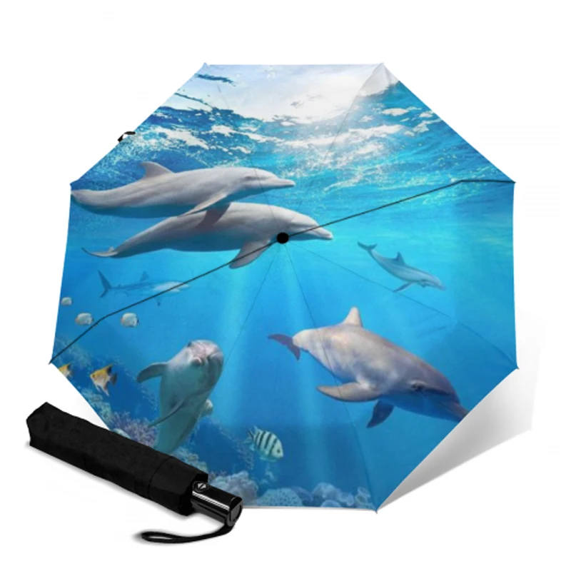 Складной зонт от дождя автоматические зонты компактный защитный из алюминиевого