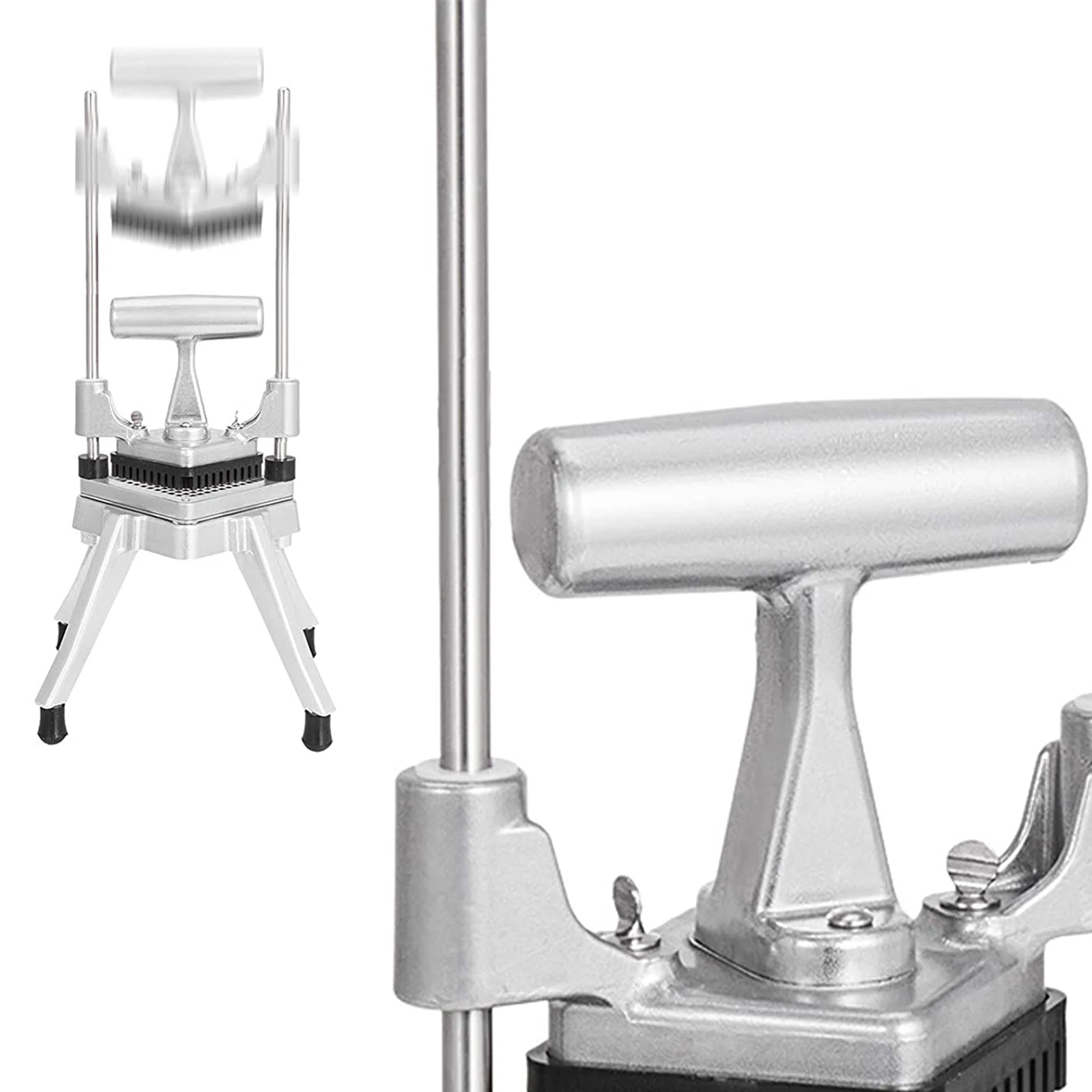 

Manual Food Cutter Slicers Vegetable Fruit lettuce Dicing cubing,Slicing,Shredding machine Aluminum Alloy Body Kitchen Tools