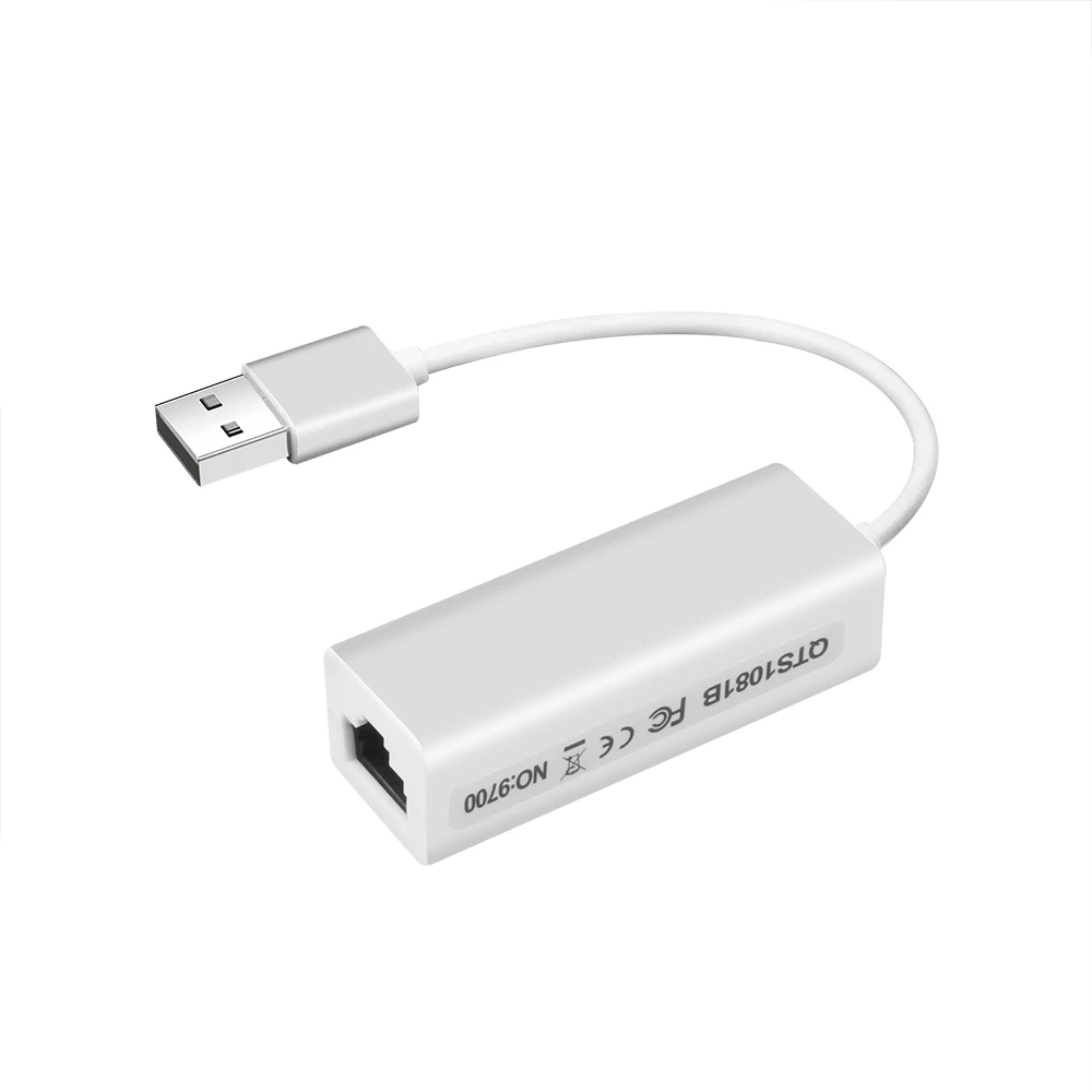 Адаптер kebidumei с USB 2 0 на RJ45 10/100 Ethernet сетевой LAN-адаптер адаптер для ПК ноутбука Windows 7