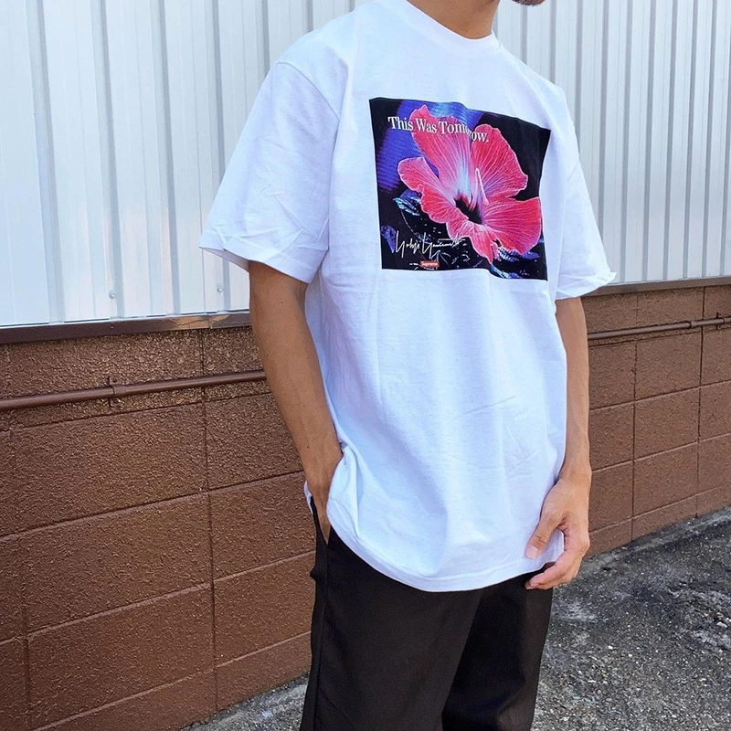 

Supreme 20FW Yohji Yamamoto This Was Tomorrow Tee Floral print T-shirt
