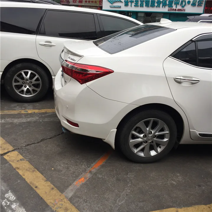 Спойлер для TOYOTA Corolla 2014-2017 высококачественный спойлер из АБС-пластика заднего
