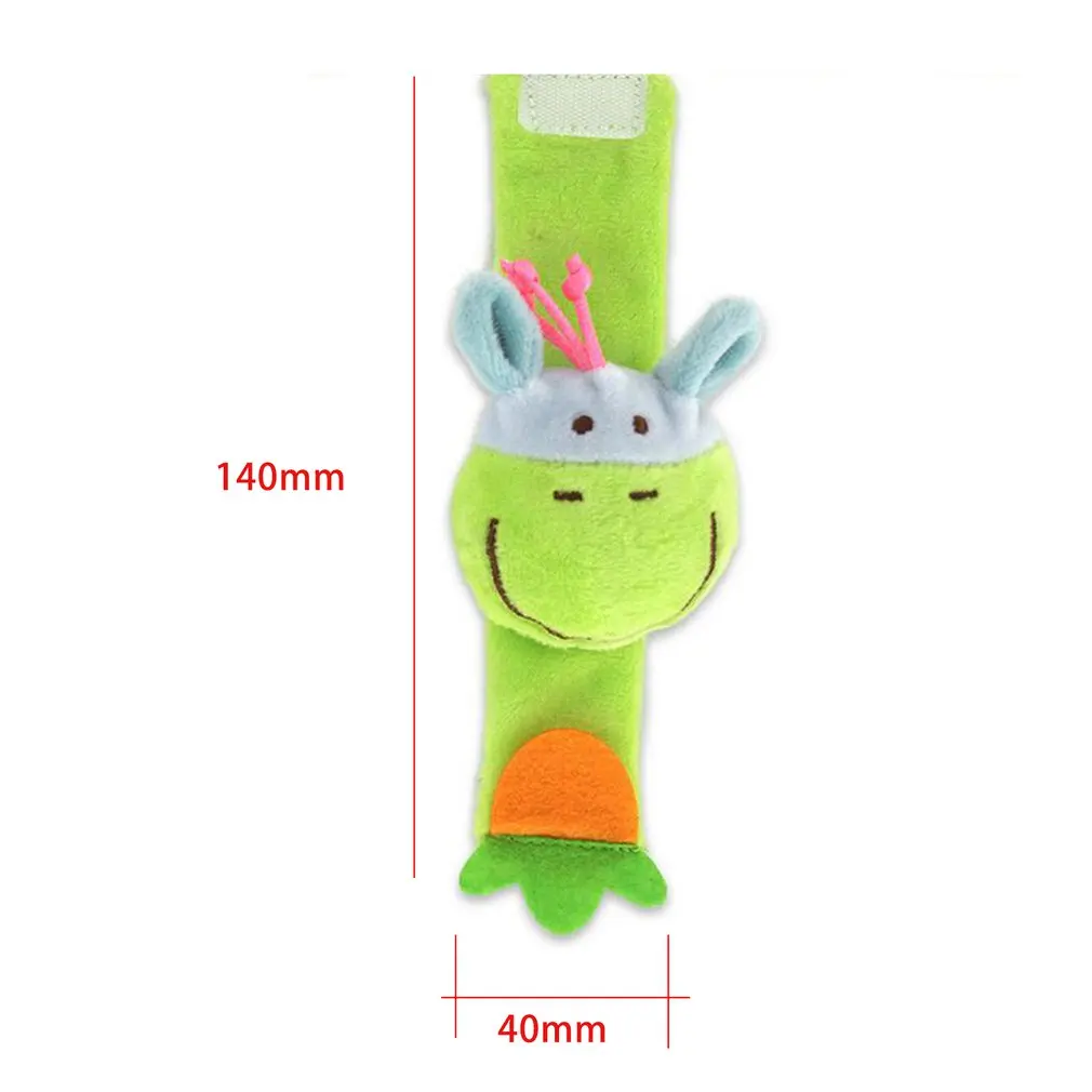 

Cartoon Animal Baby Wrist Rattles Baby Toy Wrist Bell Bands Strap Children Infant Newborn Soft Handbells Plush Toy 0-12 Months