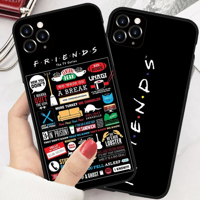 Модный забавный подарок на ТВ шоу для друзей Мягкий ТПУ чехол телефона iPhone 7 7Plus 6S