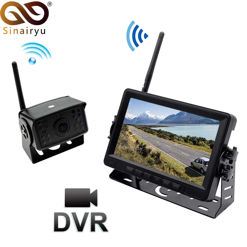 Камера заднего вида AHD беспроводная цифровая 4 канала DVR для