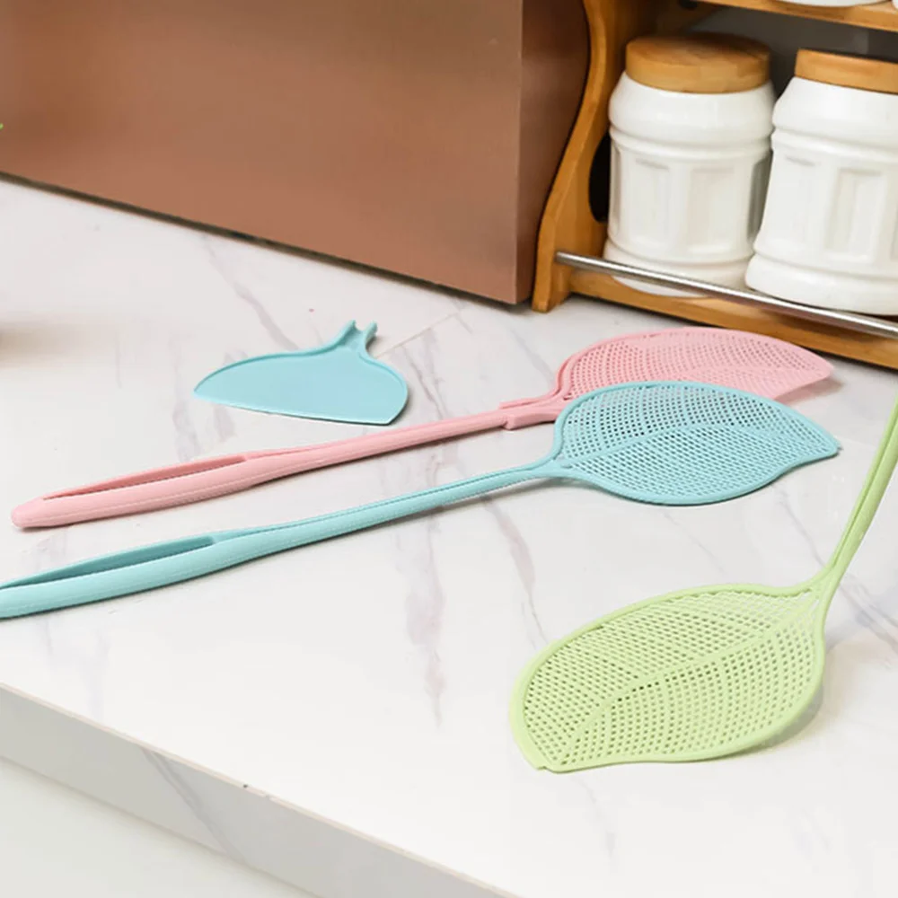 

6Pcs Fly Swatter Kitchen Hollow Swat Long Handle Mosquito Swatters