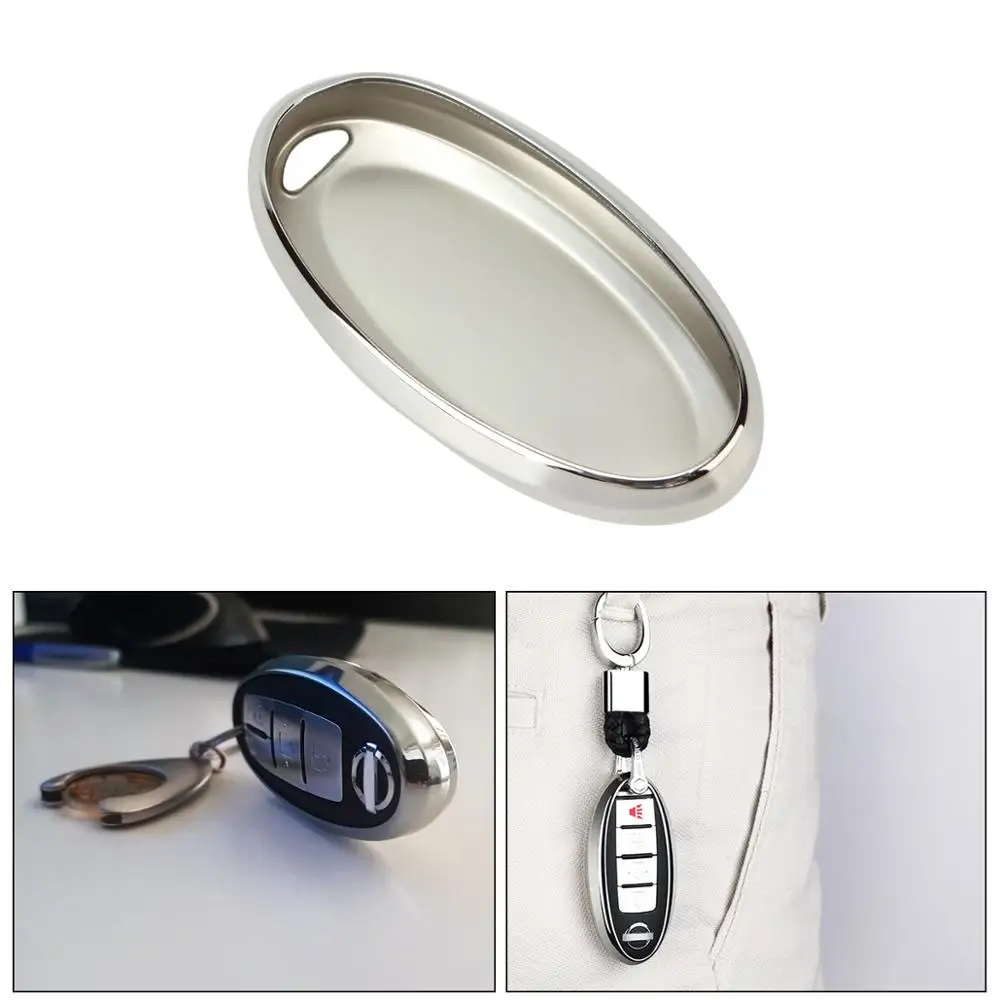 ТПУ защитный чехол для автомобильного ключа ключей кожаный брелок с кольцом 6