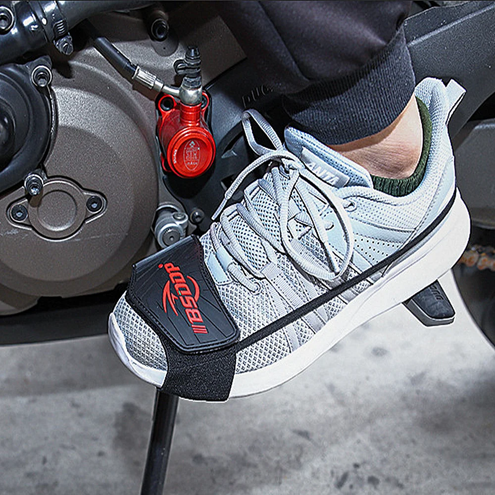 Новинка черная мотоциклетная обувь защитный переключатель передач мужские