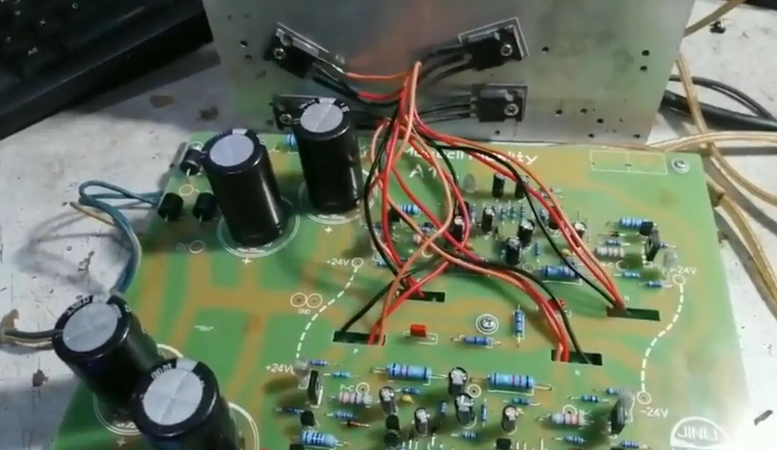 

DIY 15W+15W Calss A Power Amplifier Bare PCB Base On Musical A1 Amp