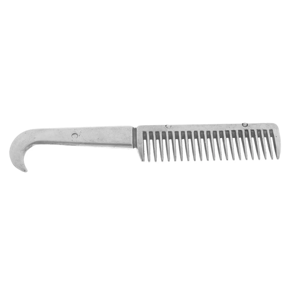 Stainless Steel Polished Horse Pony Grooming Comb Tool Currycomb Durable Care Equipment | Спорт и развлечения