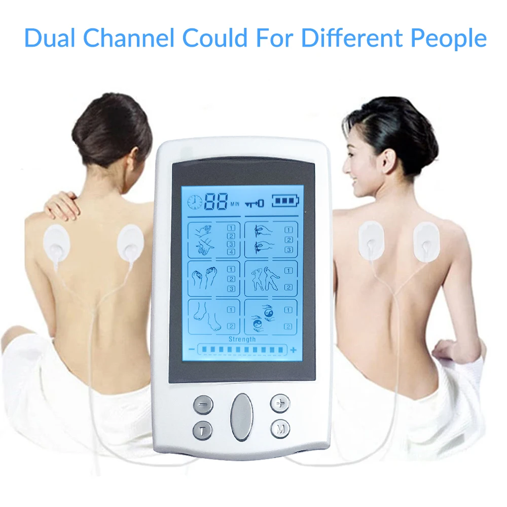 

TENS Body Massager Electrical Vibrating Meridian Pulse Muscle Stimulator Electrotherapy Physical Therapy Pain Relief EMS Massage