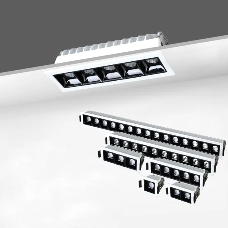 

Recessed Dimmable Square LED Downlights 2W 4W 6W 10W 20W 30W spotlight COB Ceiling Spot Lights AC85V~265V Lights Indoor Lighting