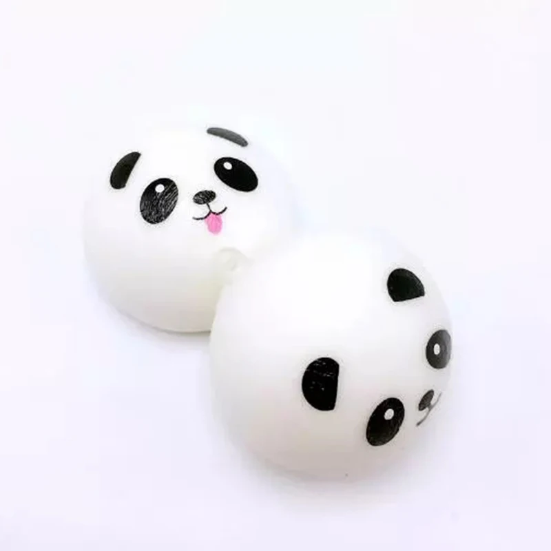 

4CM/7CM Panda Bun Stress Reliever Ball Slow Rising Stress Relief Toys Keychain Kids Toys jlrr