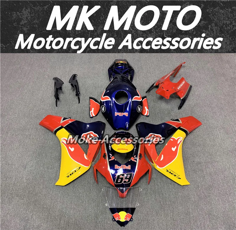 Комплект обтекателей для мотоцикла подходит Cbr1000rr 2008 2009 2010 2011 комплект кузова из