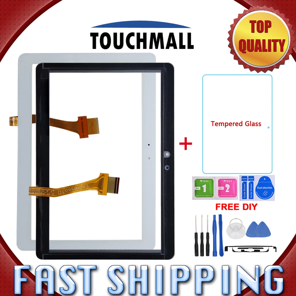 Новый сенсорный экран дигитайзер стекло Замена для Samsung Galaxy Tab 2 P5100 P5110 N8000 черный