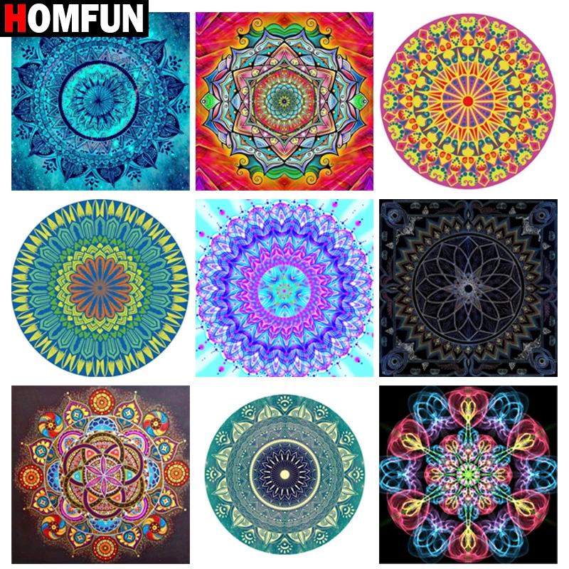 Алмазная 5D картина HOMFUN сделай сам полноразмерная вышивка крестиком религиозная