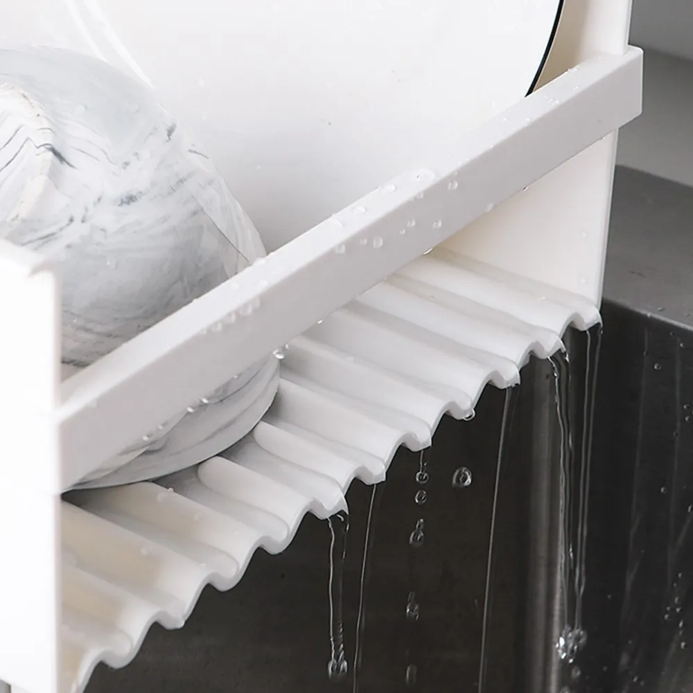 

Kitchen Sink Drain Rack Dish Drainer Tray Sponge Soap Storage Box Holder Sink Drying Rack Worktop Organizer Kitchen Tools