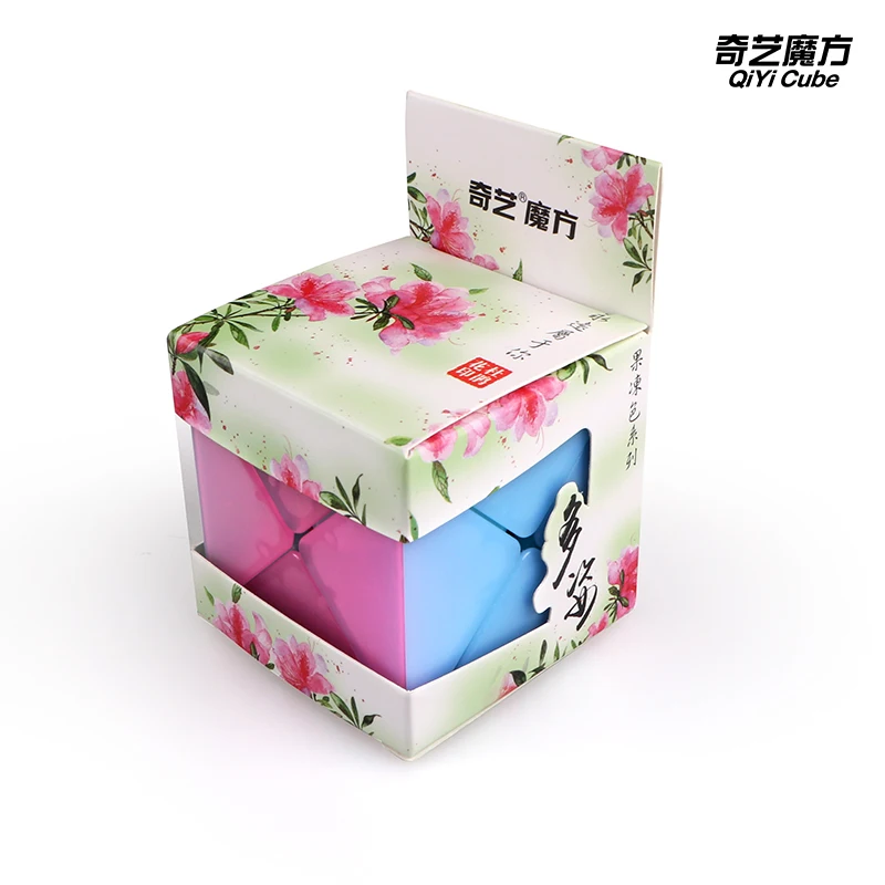 Qiyi X 3x3x3 магический куб форма желе цвет Mofangge головоломка наклейка Обучение